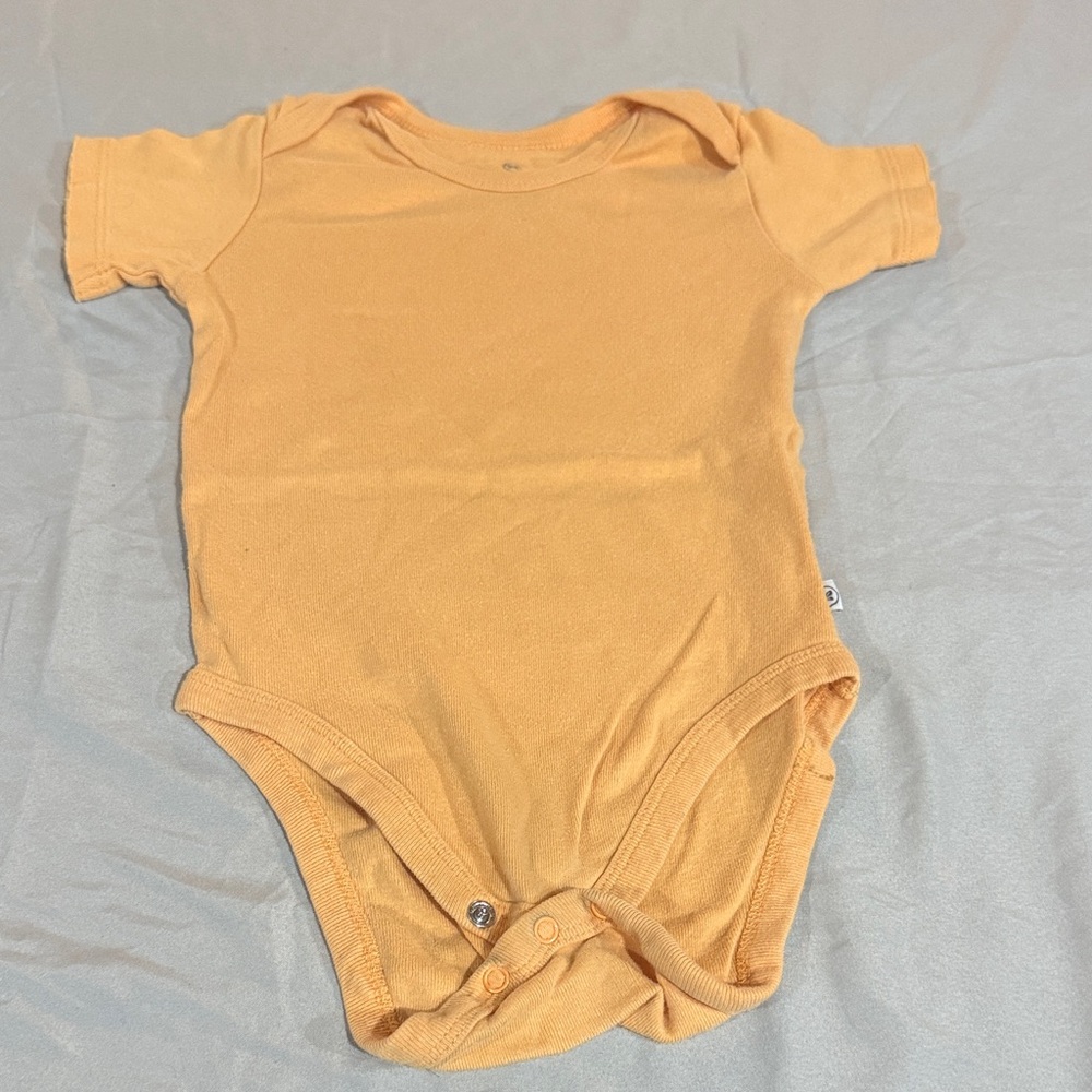 Soft Orange Kids Bodysuit